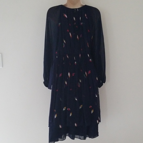 Plaisir Tokyo Dress Company Navy Blue Medium Dress - Picture 3 of 8